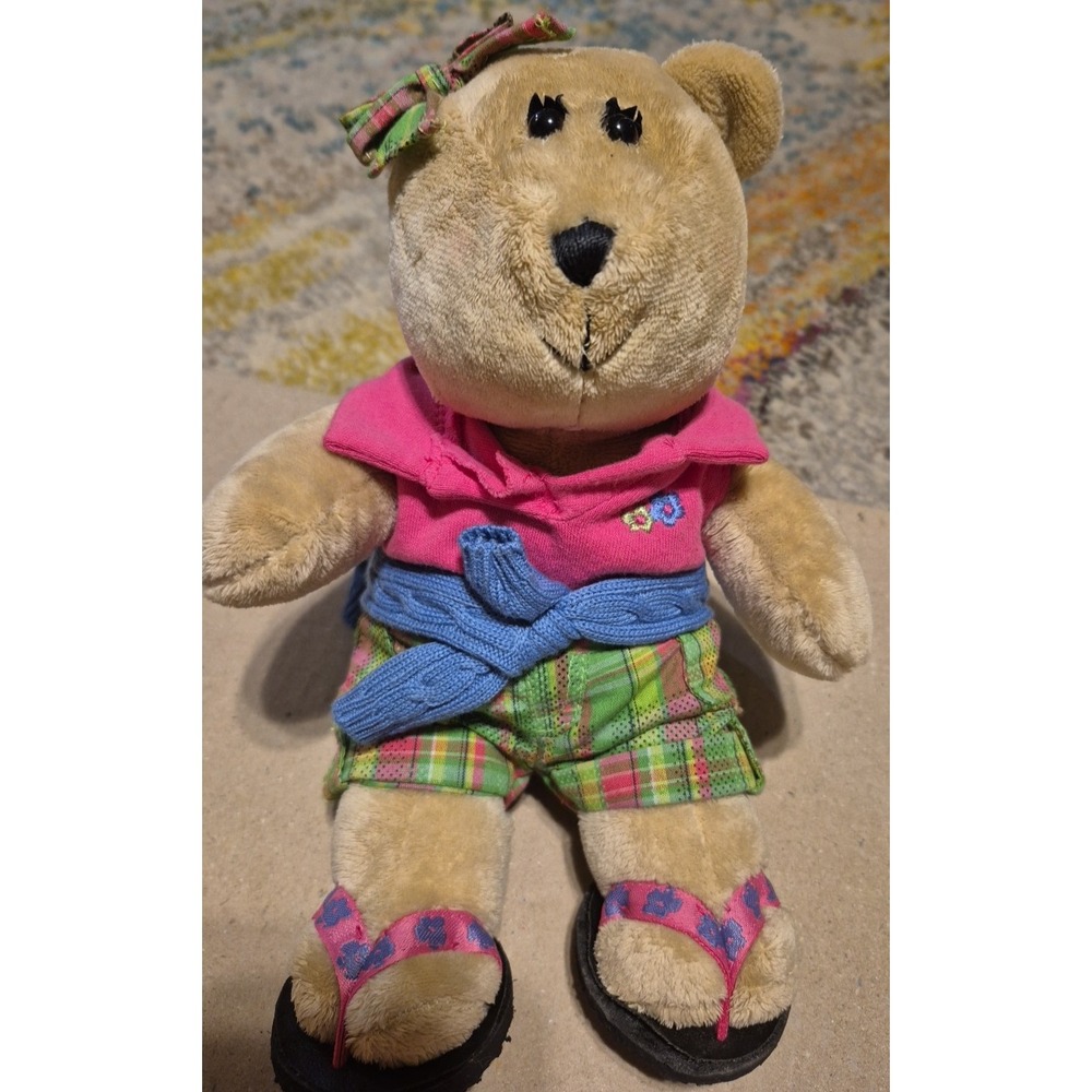 Starbucks‎ 12" Summer Vacation Bearista Bear Collection 2007 62nd Plush